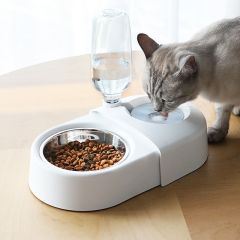 厂家直销猫碗狗碗宠物双碗自动续水喂食器不湿嘴防侧翻